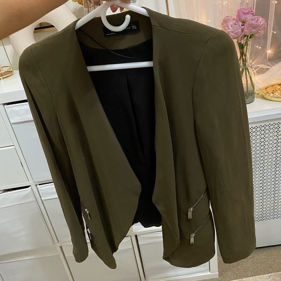 Zara asymmetrical moto jacket - Picture 4 of 7